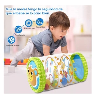 Foto 3 | Foto 3 | Rodillo Cilindro Inflable Estimulación Gateo Oso Verde para Bebé