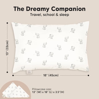 Foto 3 | Foto 3 | Almohada Keababies My Little Dreamy Para Niños Pequeños, 33 X 45 Cm, Algodón Orgánico - Venta Internacional.