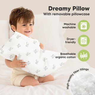 Foto 4 | Foto 4 | Almohada Keababies My Little Dreamy Para Niños Pequeños, 33 X 45 Cm, Algodón Orgánico - Venta Internacional.