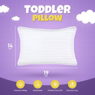 Foto 2 | Foto 2 | Paquete De 2 Almohadas Utopia Para Niños Pequeños, Mezcla De Algodón, 35 X 48 Cm - Venta Internacional.