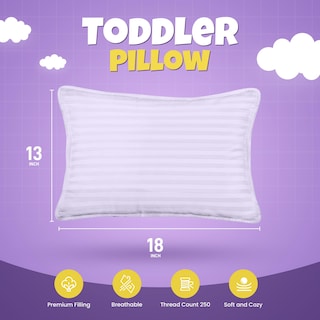 Foto 2 | Foto 2 | Juego de 2 Almohadas para Niños Lavanda 33 x 46 cm 2 Años - Venta Internacional