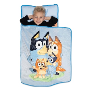 Foto 3 | Foto 3 | Alfombrilla De Siesta Para Niños Pequeños Nojo Bluey Para La Vida Real Con Almohada Y Manta - Venta Internacional.