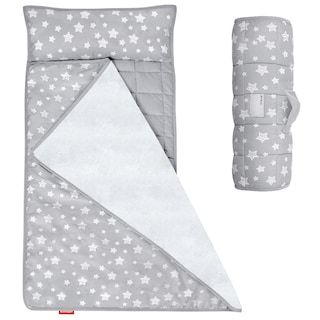 Foto 4 | Foto 4 | Alfombrilla De Siesta Moonsea Para Niños Pequeños, Paquete De 2 Con Almohada Y Manta Polar Tipo Minky - Venta Internacional.