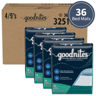 Foto 2 | Foto 2 | Almohadillas Desechables Goodnites Para Mojar La Cama, 70 X 85 Cm, 36 Unidades - Venta Internacional.