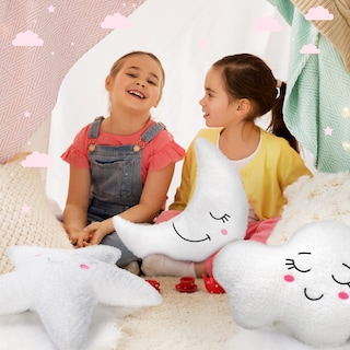 Foto 5 | Foto 5 | Cojines De Peluche Queekay Cloud Rainbow Sun Moon Star - Venta Internacional.