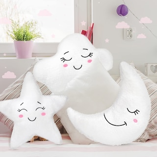 Foto 7 | Foto 7 | Cojines De Peluche Queekay Cloud Rainbow Sun Moon Star - Venta Internacional.