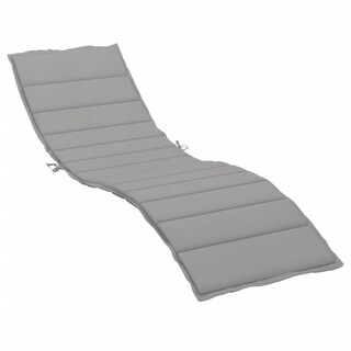 Foto 1 | Foto 1 | Cojín Para Tumbona Vidaxl Tela Gris 200 X 50 X 4 Cm - Venta Internacional.