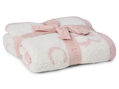 Foto 1 | Foto 1 | Manta Barefoot Dreams Cozychic Abc Dusty Rosa/crema 30 X 40 Cm - Venta Internacional.