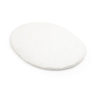 Foto 1 | Foto 1 | Sábana Bajera Ajustable Stokke Sleepi Mini Blanca, 100% Algodón Percal - Venta Internacional.