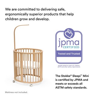 Foto 6 | Foto 6 | Sábana Bajera Ajustable Stokke Sleepi Mini Blanca, 100% Algodón Percal - Venta Internacional.