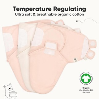 Foto 4 | Foto 4 | Sacos de Dormir Para Bebés Swaddle Keababies Orgánicos de 0 a 3 Meses Paquete de 3 - Venta Internacional