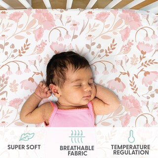 Foto 2 | Foto 2 | Juego de Sábanas para Cuna The Peanutshell Organic Super Soft Baby 4 Piezas - Venta Internacional