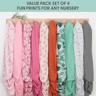 Foto 5 | Foto 5 | Juego de Sábanas para Cuna The Peanutshell Organic Super Soft Baby 4 Piezas - Venta Internacional