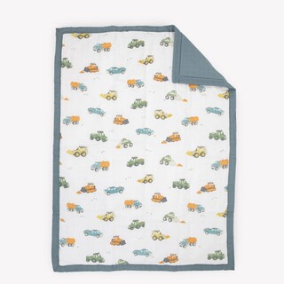 Foto 1 | Foto 1 | Edredón De Muselina De Algodón Con Forma De Unicornio Para Niños Pequeños, 90 X 127 Cm - Venta Internacional.