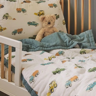 Foto 7 | Foto 7 | Edredón De Muselina De Algodón Con Forma De Unicornio Para Niños Pequeños, 90 X 127 Cm - Venta Internacional.