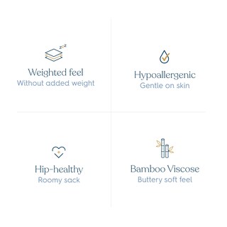 Foto 5 | Foto 5 | Manta Portátil Halo Sleepsack Supersoft Bamboo 6-12 M Azul - Venta Internacional.