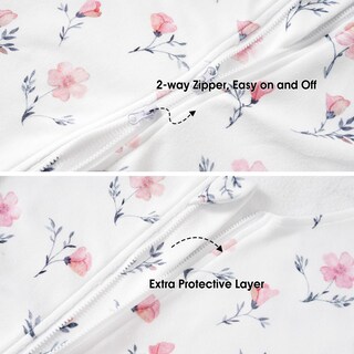 Foto 4 | Foto 4 | Manta Portátil Phf Suave Micropolar de 6 a 12 Meses Estampado Floral para Bebés - Venta Internacional