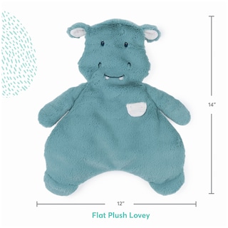 Foto 3 | Foto 3 | Manta De Felpa Gund Baby Oh So Snuggly Hippo Lovey, 14 Pulgadas, Color Verde Azulado - Venta Internacional.