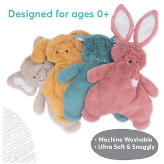 Foto 5 | Foto 5 | Conejito De Peluche Lovey Gund Oh So Snuggly Dusty Rose Pink 14 Pulgadas - Venta Internacional.