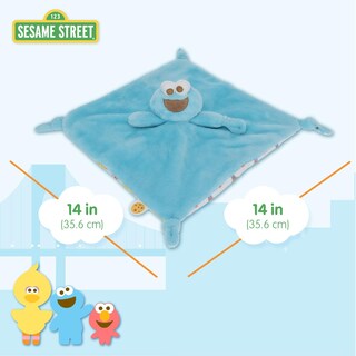 Foto 4 | Foto 4 | Blanky Kids Preferred Sesame Street Cookie Monster Para Bebés - Venta Internacional.