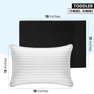Foto 2 | Foto 2 | Fundas De Almohada Utopia Bedding Para Niños Pequeños De 13 X 18 Cm, Paquete De 2 Unidades De Microfibra - Venta Internacional.