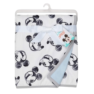 Foto 5 | Foto 5 | Manta Para Bebé Lambs & Ivy Disney Mickey Mouse Azul/blanco - Venta Internacional.