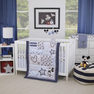 Foto 5 | Foto 5 | Sábana Para Cuna Disney Mickey Mouse Timeless Mickey En Blanco Y Negro - Venta Internacional.