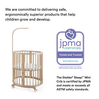 Foto 6 | Foto 6 | Sábana Bajera Ajustable Stokke Sleepi Mini de Pehr Algodón Orgánico - Venta Internacional