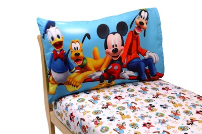 Foto 1 | Foto 1 | Juego De Sábanas Disney Mickey Mouse Clubhouse Para Niños Pequeños - Venta Internacional.