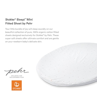 Foto 3 | Foto 3 | Sábana Bajera Ajustable Stokke Sleepi Mini de Pehr Algodón Orgánico - Venta Internacional