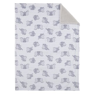 Foto 3 | Foto 3 | Manta Para Bebé Disney Dumbo Supersuave Blanco/gris, 76 X 102 Cm - Venta Internacional.