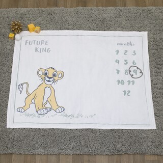 Foto 5 | Foto 5 | Manta Para Bebé Disney Lion King Simba Super Soft Milestone - Venta Internacional.