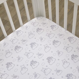 Foto 2 | Foto 2 | Sábana Para Cuna Disney Winnie The Pooh Hello Sunshine Con Piglet & Tigger - Venta Internacional.