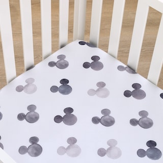 Foto 3 | Foto 3 | Sábana Para Cuna Disney Mickey Mouse, Acuarela, Habitación Infantil, Poliéster - Venta Internacional.