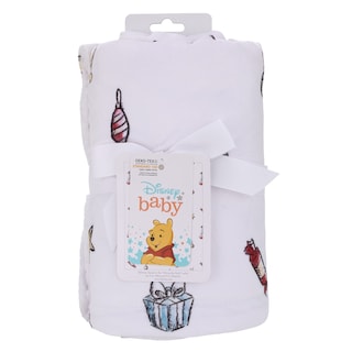 Foto 3 | Foto 3 | Manta Para Bebé Disney Con Winnie The Pooh Y Eeyore Christmas - Venta Internacional.