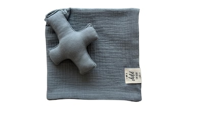 Foto 3 | Foto 3 | Manta De Seguridad Cross Lovey Blessing Christian Baby Blue - Venta Internacional.