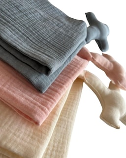 Foto 7 | Foto 7 | Manta De Seguridad Cross Lovey Blessing Christian Baby Blue - Venta Internacional.