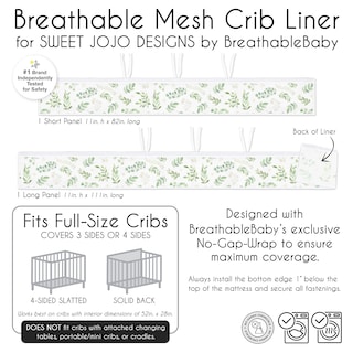 Foto 6 | Foto 6 | Forro De Cuna Sweet Jojo Designs + Breathablebaby Green Boho - Venta Internacional.
