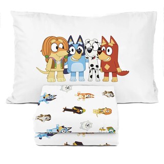Foto 1 | Foto 1 | Juego De Sábanas Sunny Side Up Bluey & Friends Para Niños Pequeños, 3 Piezas - Venta Internacional.