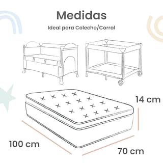 Foto 5 | Foto 5 | Juego De Blancos Para Colecho 70x100 Cm Nap Baby Para Bebé (4 Piezas) - Constelaciones