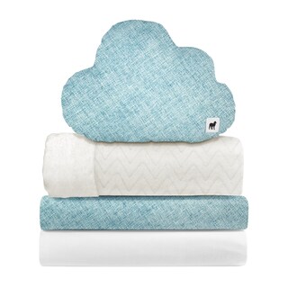 Foto 1 | Foto 1 | Juego De Blancos Para Colecho 70x100 Cm Nap Baby Para Bebé (4 Piezas) - Azul Mar