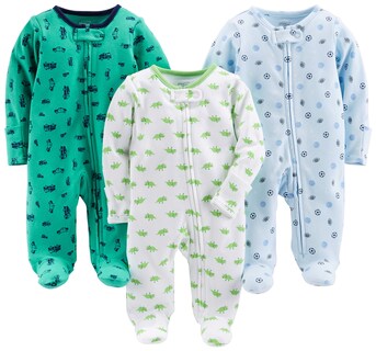 Foto 1 | Foto 1 | Sleep And Play Simple Joys De Carter's Baby, Paquete De 3 Unidades De 6 A 9 Meses - Venta Internacional.