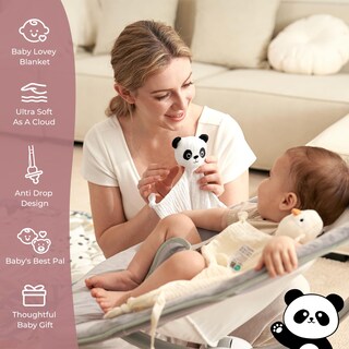 Foto 2 | Foto 2 | Manta De Seguridad Momcozy Loveys Para Bebés, Algodón, 35 Cm, Color Blanco - Venta Internacional.