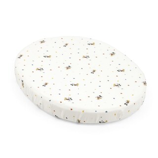 Foto 1 | Foto 1 | Sábana Bajera Ajustable Stokke Sleepi Mini V3 Mickey Celebration De Algodón - Venta Internacional.