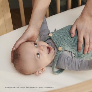 Foto 5 | Foto 5 | Sábana Bajera Ajustable Stokke Sleepi V3 Dots Sage 100% Algodón Fino - Venta Internacional.