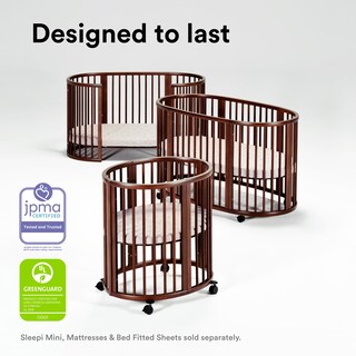 Foto 4 | Foto 4 | Sábana Bajera Ajustable Stokke Sleepi Mini V3 Flower Ecru  100% Algodón - Venta Internacional.