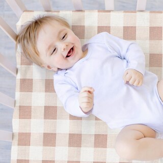 Foto 6 | Foto 6 | Set 2 Sábanas de Cajón Nap Baby para Minicolecho 50 x 90 cm - Gingham Beige