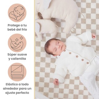 Foto 2 | Foto 2 | Sábana De Cajón Para Cuna Viajera 74x110cm Nap Baby - Cuadritos