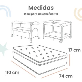 Foto 5 | Foto 5 | Sábana De Cajón Para Cuna Viajera 74x110cm Nap Baby - Manchitas