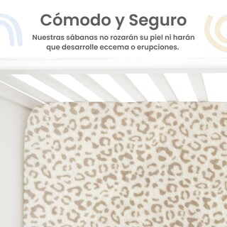 Foto 3 | Foto 3 | Sábana De Cajón Para Cama Cuna 95x140cm Nap Baby - Manchitas